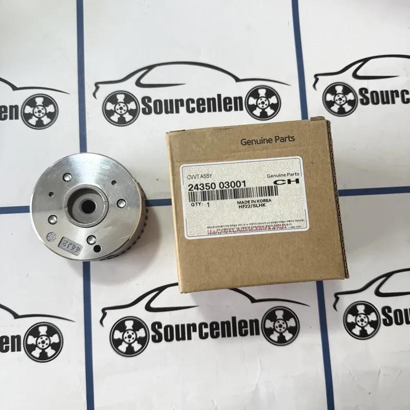 2Pcs Timing Camshaft Sprocket For Hyundai Kia Picanto Morning i10 i20 Pride G4LA 1.2L 24350-03001 2435003001 24370-03000