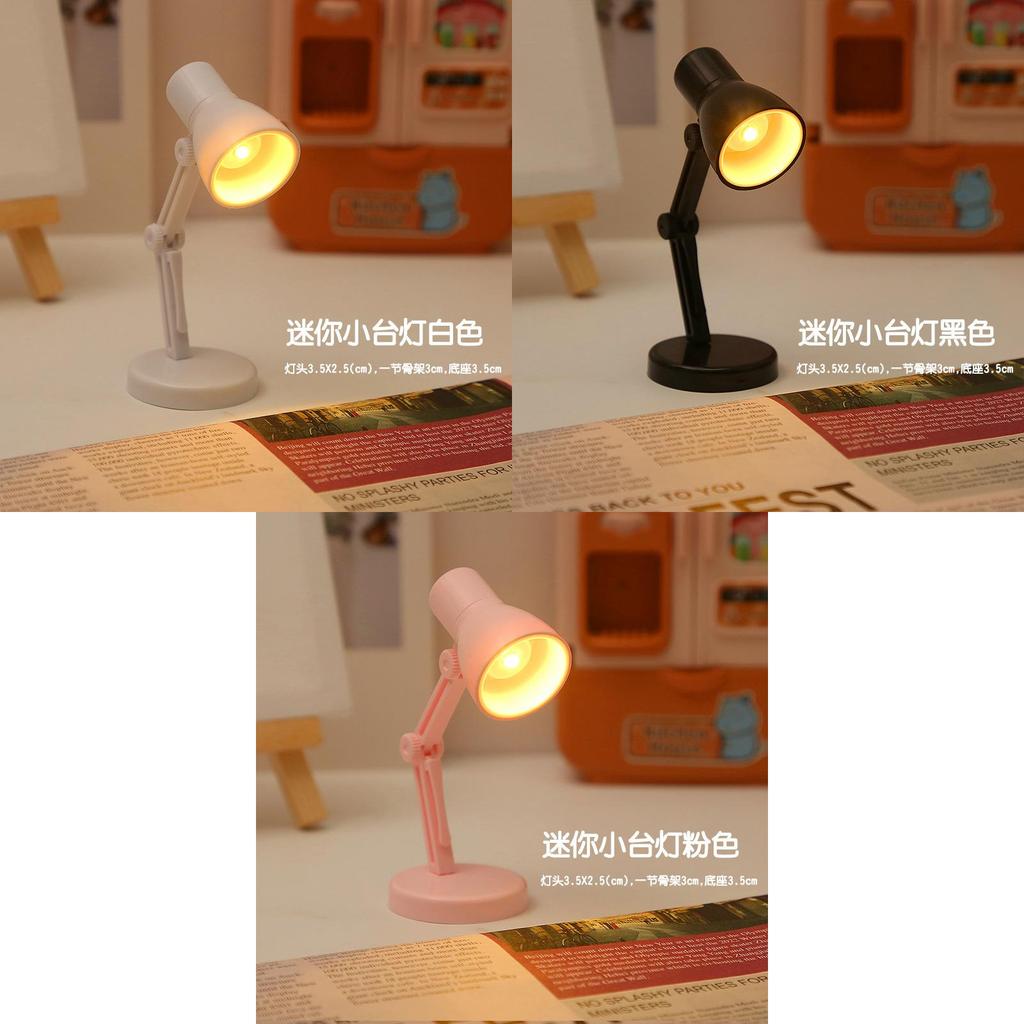 Creative Mini Led Folding Night Light Cartoon Style Student Desk Lamp