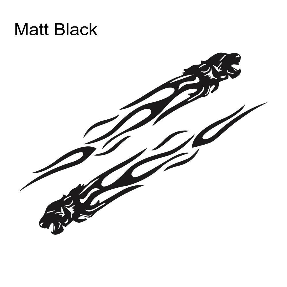 Car Sticker Creative Tiger Flame Totem Vinyl Decal Waterproof Universal Auto Funny Personalized DIY Exterior Decor Accessories