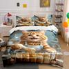 Smiling Cat Baking Design. Bedding Sets Duvet Cover Sets Duvet Covers Pillowcases(1 * Duvet Cover 2 * Pillowcases Without Duvet Insert)