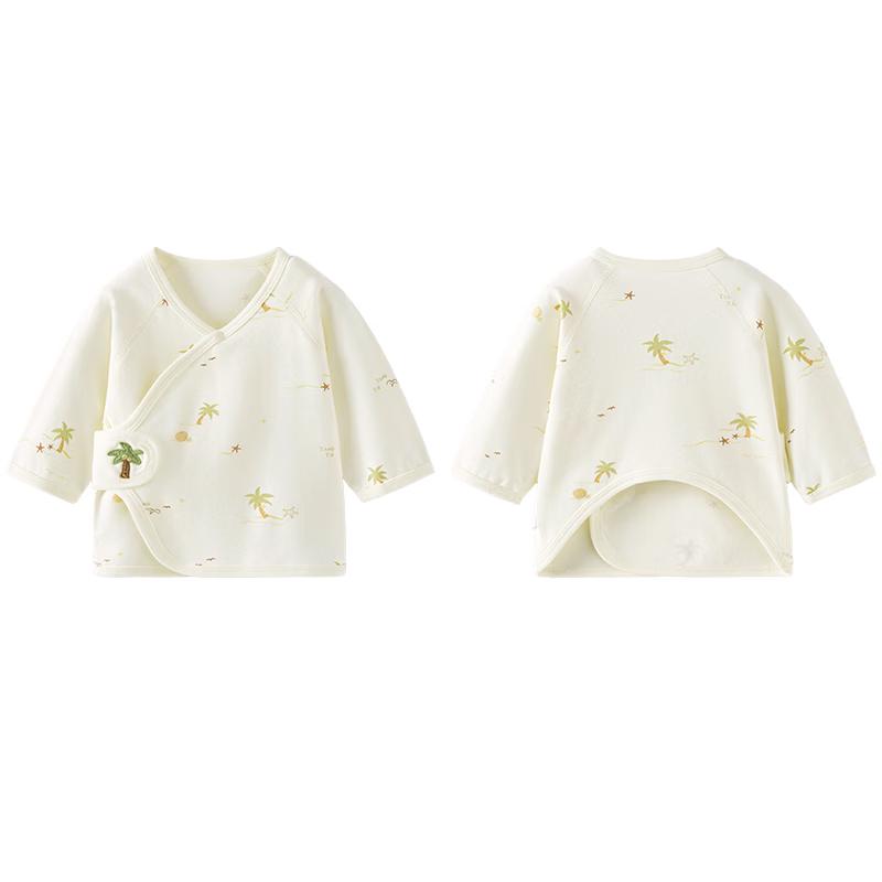 TONGTAI Newborn Pure Cotton Double-Layer Bodysuit