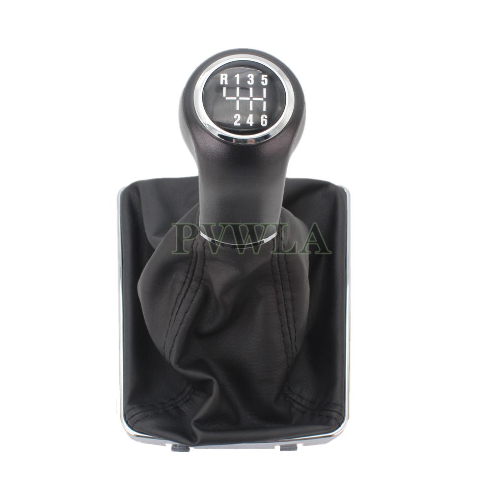 Car-Stying 5/6 Speed Car Stick Gear Shift Knob With PU Leather Boot For OPEL ASTRA H 2004 2005 2006 2007 2008 2009