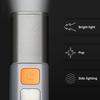 Zoomable Super Bright LED Flashlight Rechargeable Waterproof Torch Light With Hook Long-range Emergency Lantern