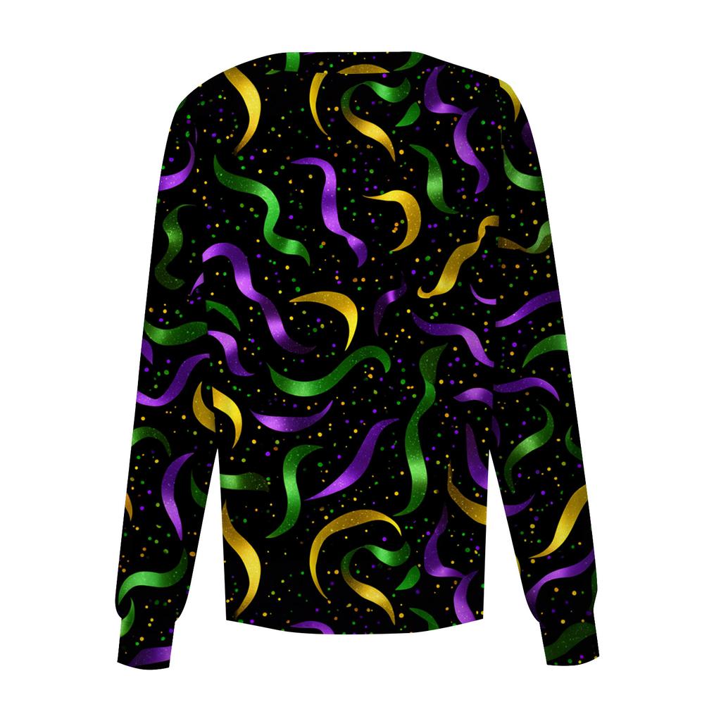 Women's Casual Long Sleeve Single Breasted Printed Dry- Top