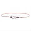 Women Summer Belt Metal Elastic Waist Chain Faux Pearl Decor Elegant Round Metal Waist Belt Garment Accessories