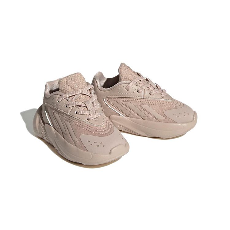 Adidas Originals Ozelia El Low-Top Sports Casual Shoes Baby Sneakers Brown HQ1613