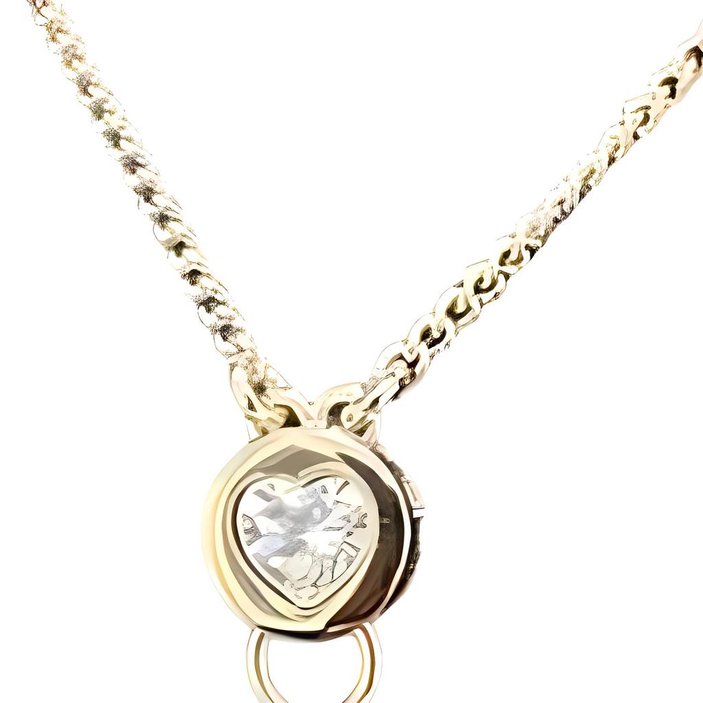 Chanel Double C Pendant Necklace Women Necklace Gold ABE114B17803NZL31