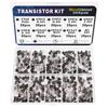 200PCs BJT transistor kit bipolar power transistors A1015 bc327 bc337 c1815 s8050 s8850 2N2222 2N2907 2N3904 2N3906 pnp NPN