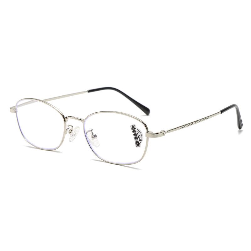 Advanced Sense Box Anti-Blue Reading Glasses Ultra-Light Metal Frame Glasses High Definition Lens Reading Glasses
