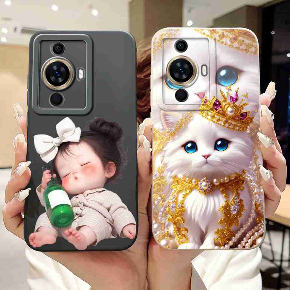 Colorful Flower Butterfly For Huawei Nova 11 Pro Case Silicone Soft TPU Cover Case For Huawei Nova 11 Nova11 Pro Shell