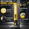 Rechargeable COB LED Work Light Portable Magnetic Inspection Flashlight with Power Display for Car Repair Garage Emergency