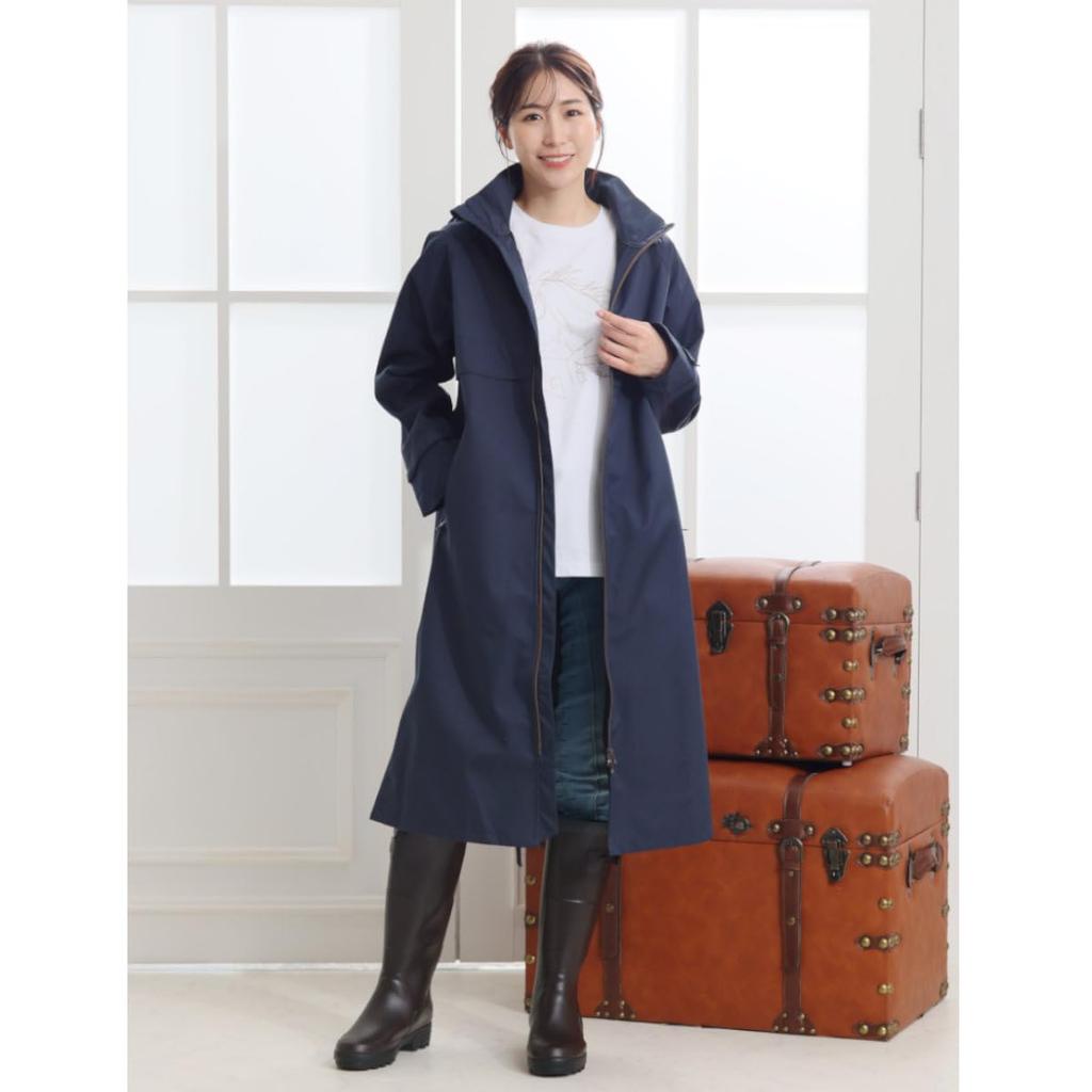 Ecliberta Riding Navy High-Performance Raincoat,