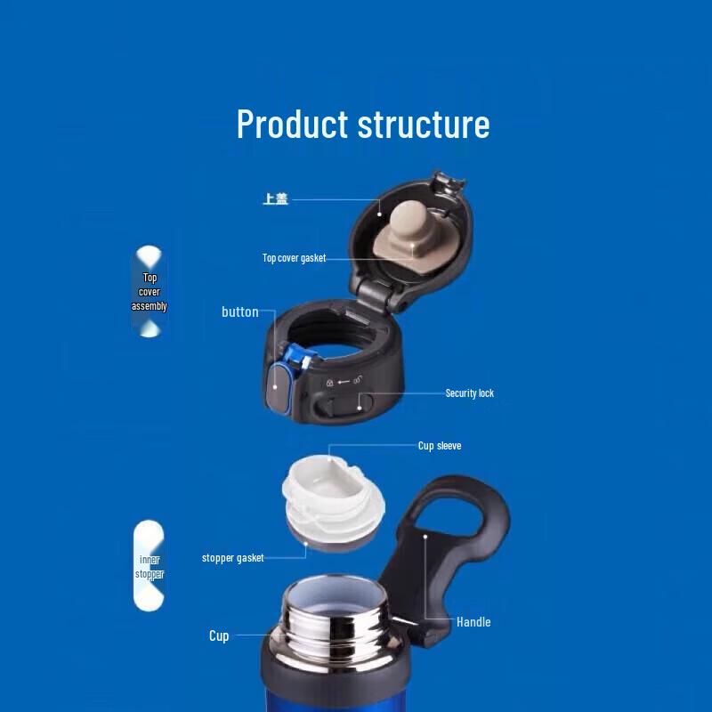 Zojirushi SM-QAF60 Portable Vacuum Insulated Water Bottle