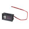 LED Digital Display Voltmeter Battery Tester Panel Voltage Tester Monitors for DC12V Car Motorcycles Mini Voltage Meter