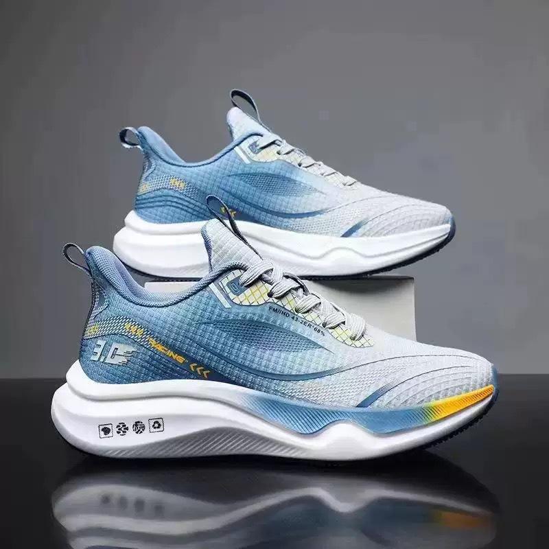Spring And Autumn Ultra-Light Running Shoes, Sports Shoes, Breathable Shock-Absorbing Soft-Soled Students, Lightweight Running Men'S Shoes