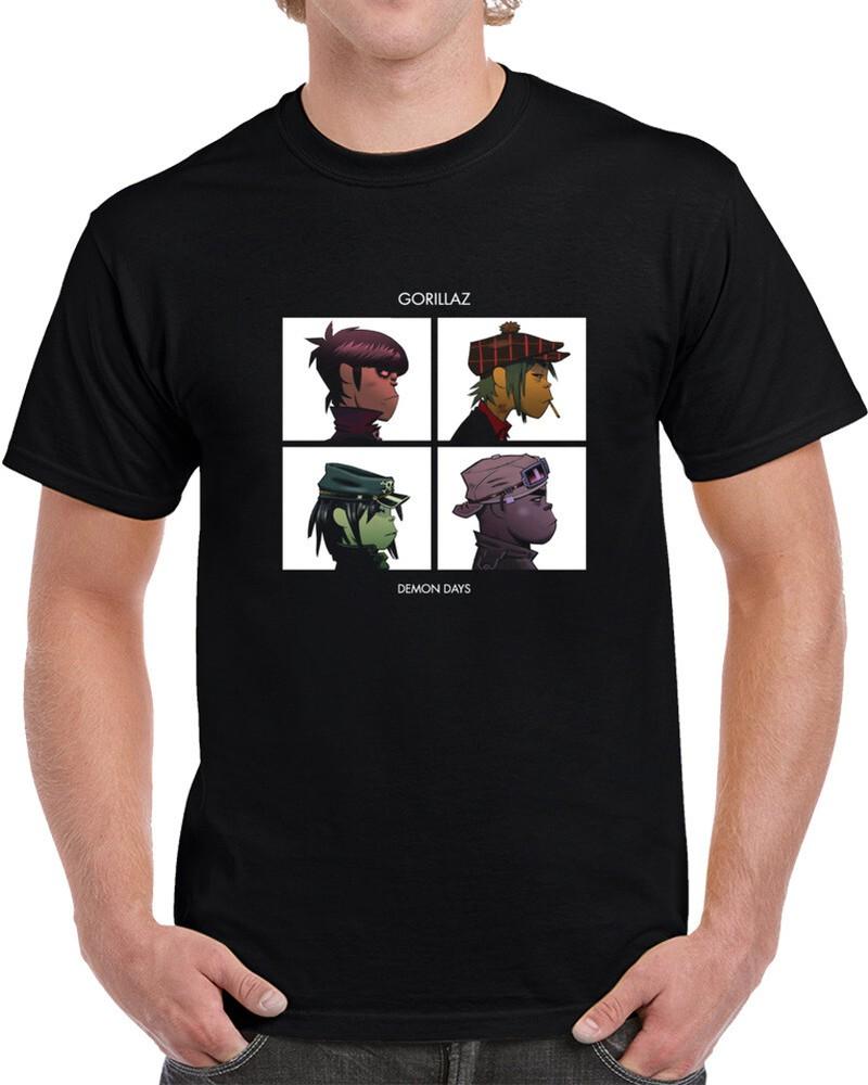 

Demon Days Gorillaz 4 Cartoon Band Mate T Shirt S