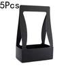 5Pcs Holiday Gift Elegant Design Double Sided Convenient Kraft Paper Portable Wrapping Box Water Proof Flower Basket