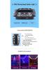 Eight-Eye LED Spider Light Sound-Activated Strobe for KTV & Bar Stage.