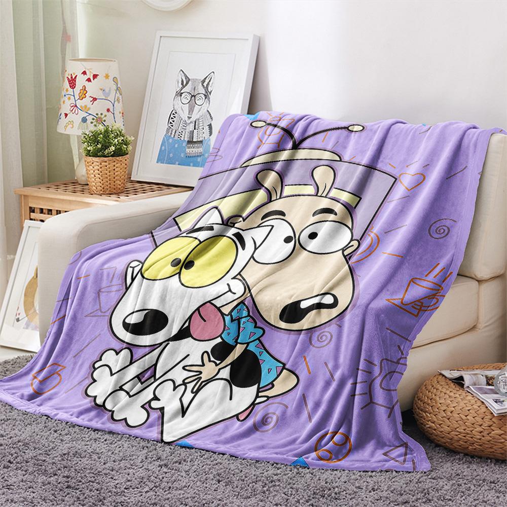 Rocko2 Flannel Blanket, High Quality Comfortable for All Seasons, Home Decor, Warmth and Comfort