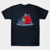 Herren Schwarzes Print-T-Shirt Friends Of Galaxy No-Cut Transferpapier Druck Baumwoll-T-Shirt