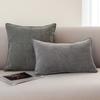 Light Luxury Chenille Living Room Sofa Pillow Bedside Cushion Waist Pillow Pillowcase Without Core Large Back Cushion