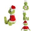 Grinch Vianočný Kuchár Oblečenie Plyšové Hračky Vypchaté Bábiky Darček pre Deti Mäkké Prítulné