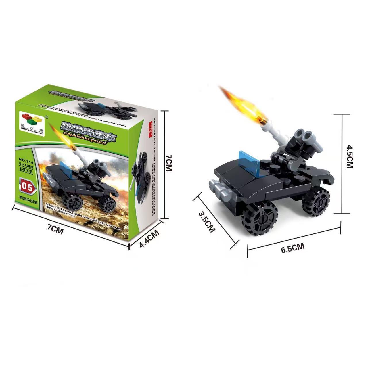 Versatile Engineering Vehicle Building Blocks for Kids, Compatible with Lego, Small Car Assembly Set