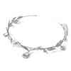 Temperament Metal Leaves Shape Headband Baroque Style Hair Hoop Bride Woman Spring Summer Wedding Party Headwear