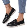 Fashion 2024 New Fashionable and Versatile Women's Loafers Casual Flat Shoes Women's Shoes Single Shoes Women's Walking Non-slip