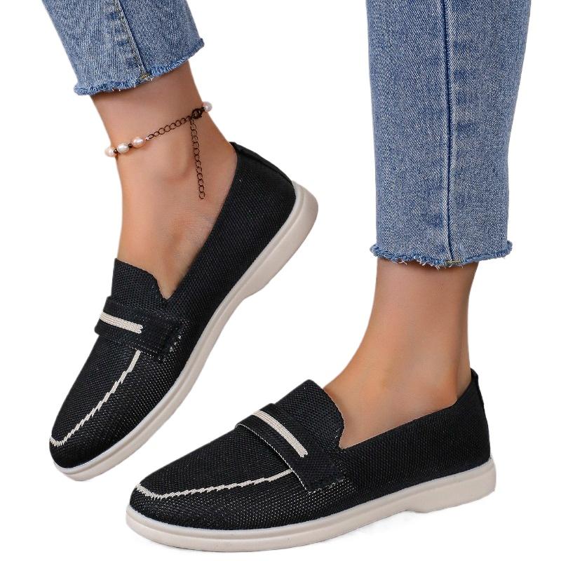 Fashion 2024 New Fashionable and Versatile Women's Loafers Casual Flat Shoes Women's Shoes Single Shoes Women's Walking Non-slip