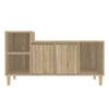 TV Cabinet in Sonoma Oak Finish 100 x 35 x 55 cm Engineered Wood
