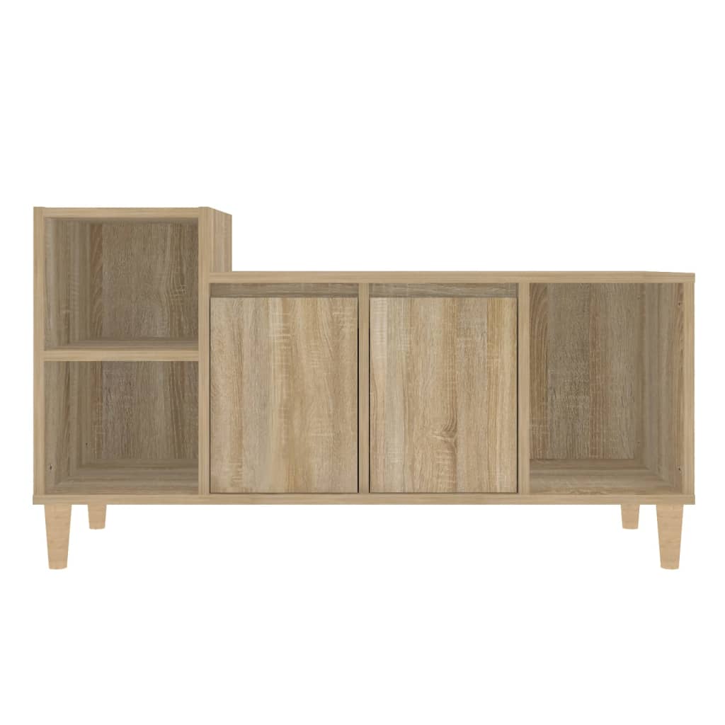 TV Cabinet in Sonoma Oak Finish 100 x 35 x 55 cm Engineered Wood
