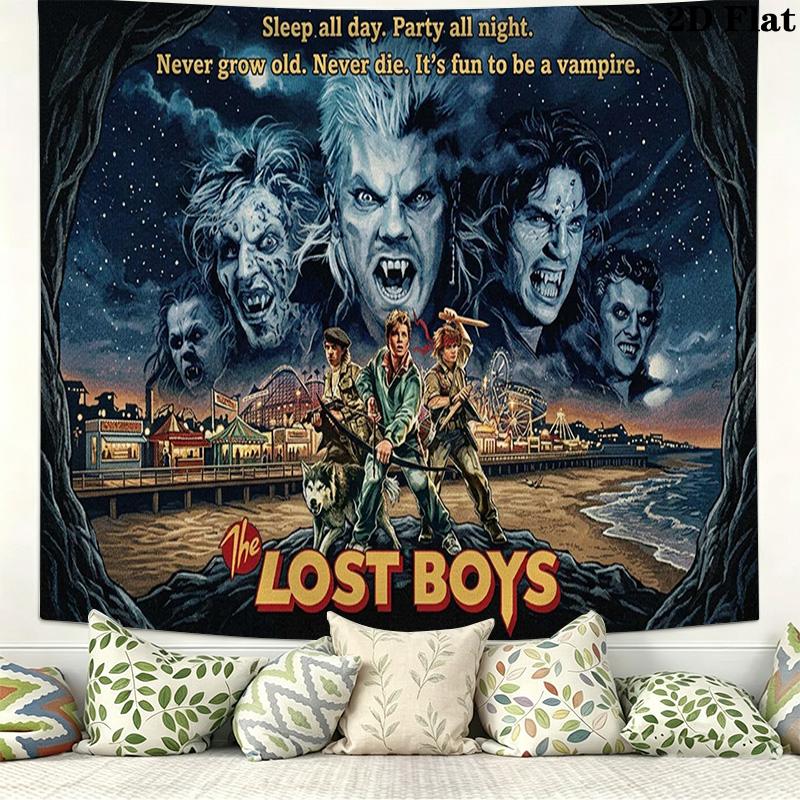 The Lost Boys Wall Tapestry Aesthetic Wall Hanging Printed Fabric Blanket Decorative Tapestries for Bedroom Living Room Home Decor