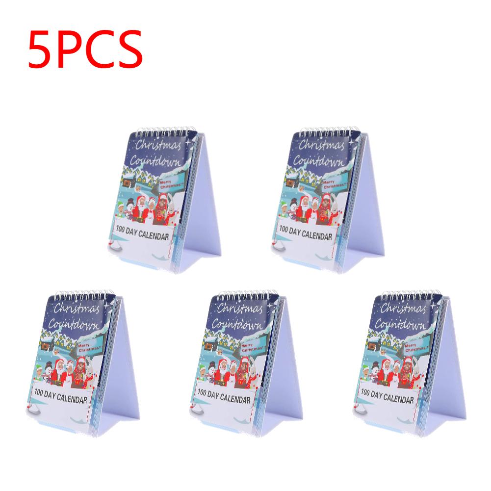 2025 100 Day Christmas Countdown Calendar Desktop Advent Calendar for Xmas Home Office Desk Tear Off New Year Countdown Calendar