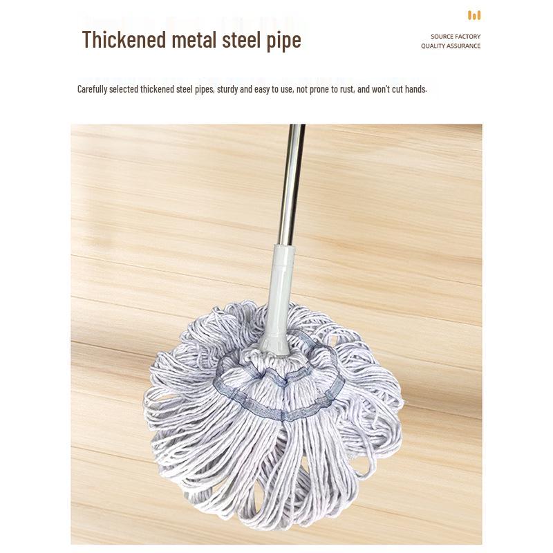 Hands-Free Self-Wringing Mop for Easy Home Cleaning