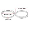 X AUTOHAUX Hub Ring 72.6mm/66.1mm Wheel Hub Ring Hub Centric Ring Hub Center Ring