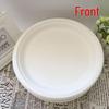 50-Pack Disposable Thickened Round Paper Plates