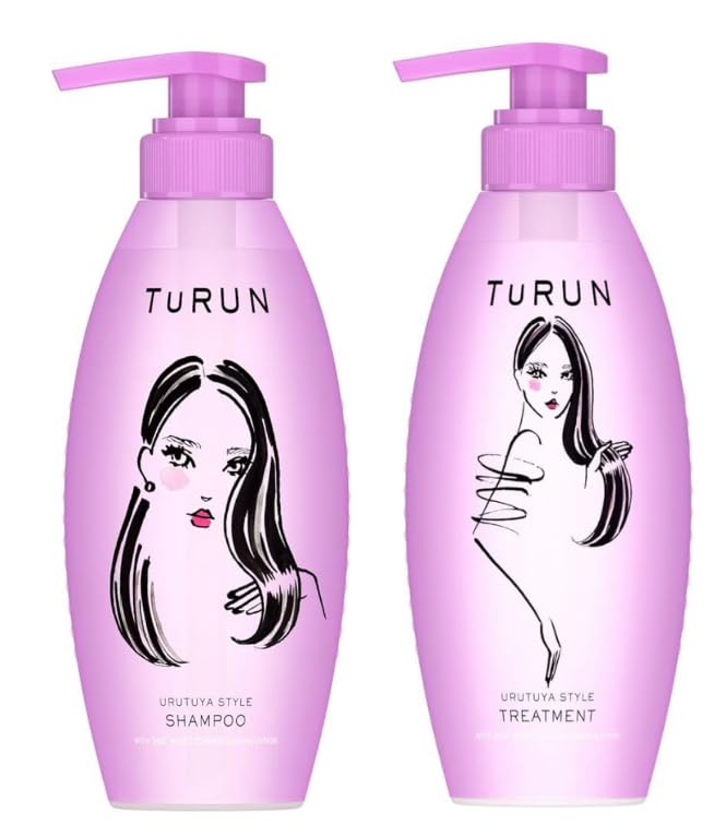 

STYLEE Turun Moist Charge Urushiya Style Shampoo x 1 Treatment x 1 Set of 2 (440g bottle) + (440g bottle) - фиолетовый