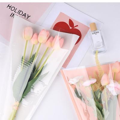 20/30PCS Single Rose Rose Packing Sleeve Bag Transparent Flower Packaging Bag  Valentine's Day