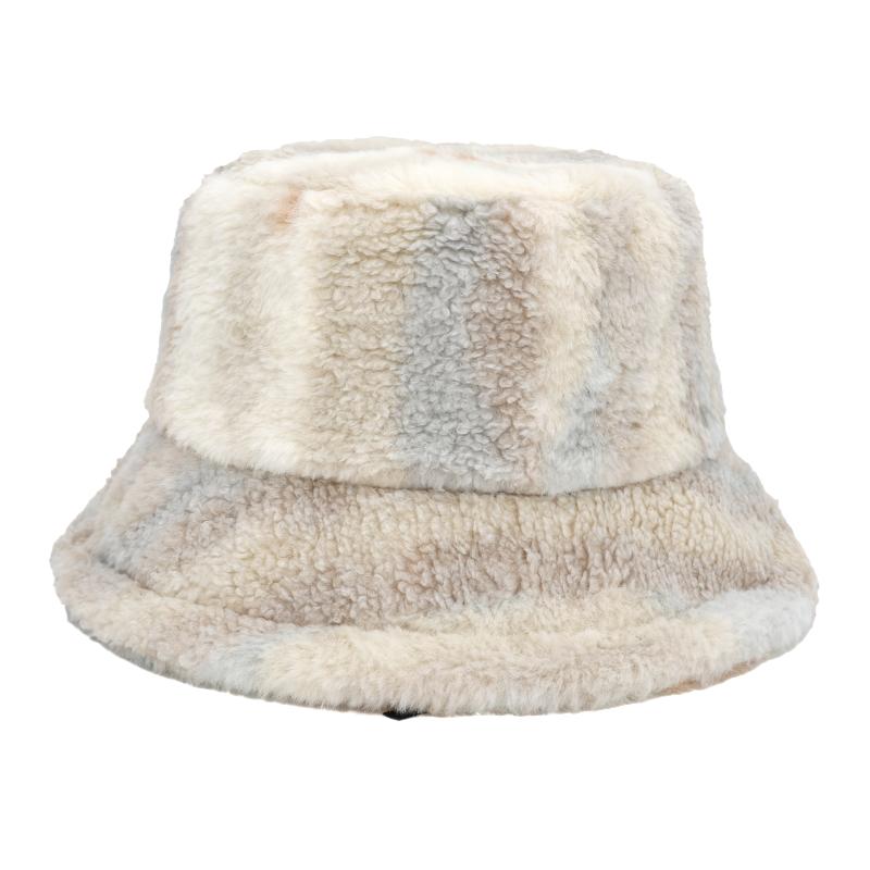 Winter Warm Fur Bucket Caps Women Men Outdoor Keep Warm Fluffy Panama Female Thickened Rabbit Hair Windproof Fisherman Caps