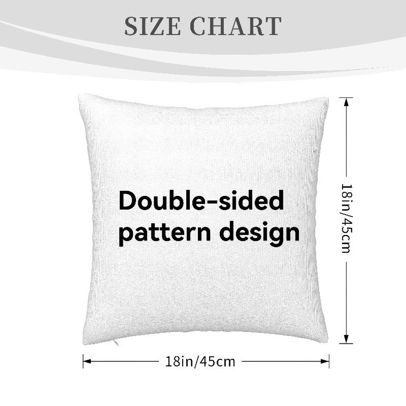 Elegant Floral Pillow Cover, Dark Green And White Botanical Design Cushion Case For Living Room Bedroom Home Decor Gift