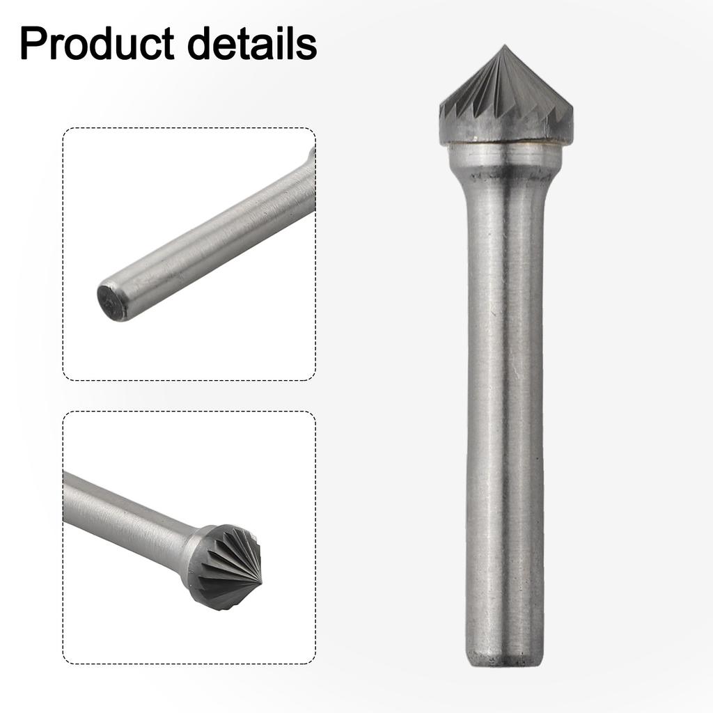 Chamfering Alloy Rotary File K-type Grinding Head Mechanical Chamfering Pneumatic Tools Compatible Toothed Edge