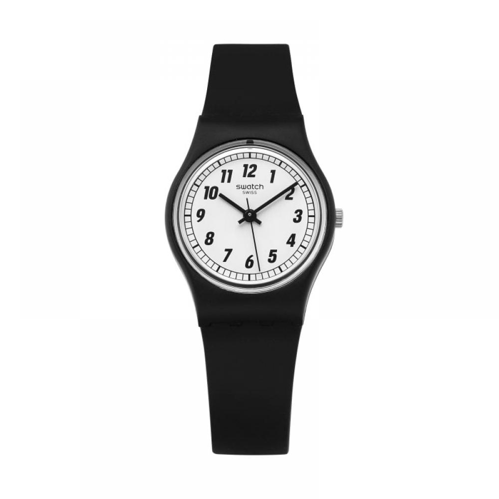 Swatch Lb184 Something Black Women S Pu Watch