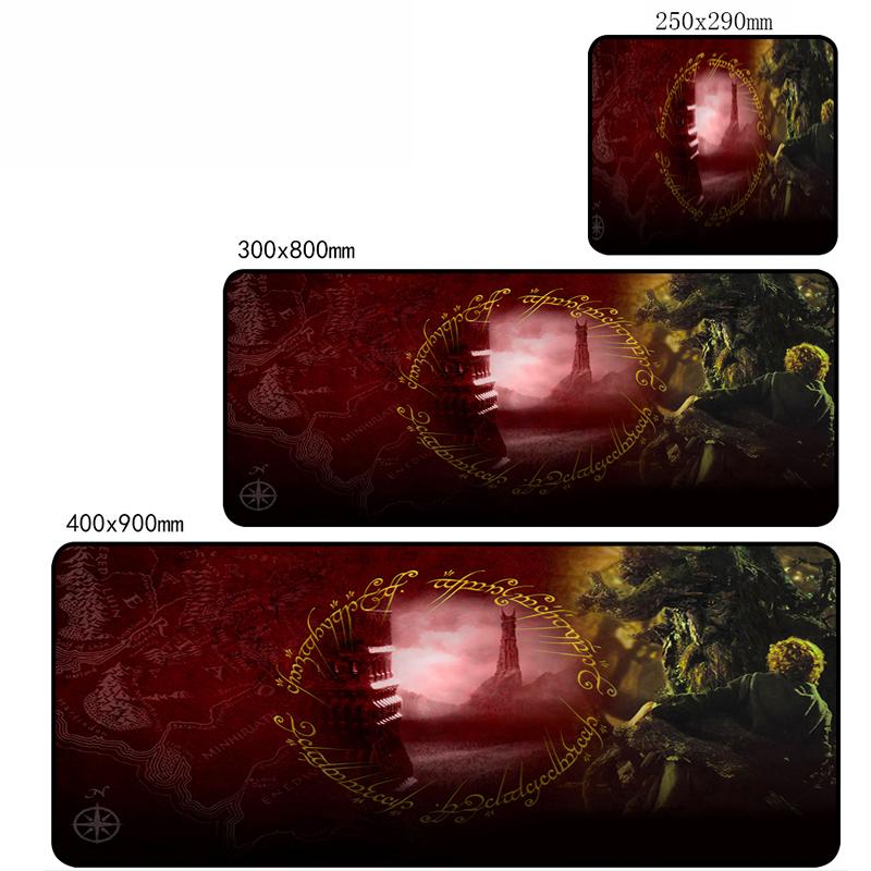 Mouse Mats Lotrs Movie Rings Mat Large Pad Mousepad Anime Gaming Accessories Cute Mause Kawaii Carpet Gamer Cabinet Xxl Keyboard