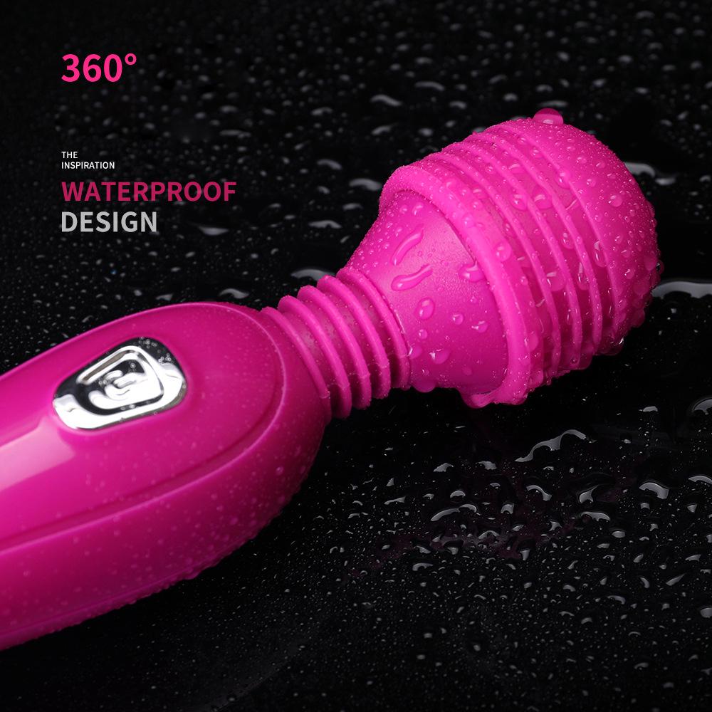 Rose Red Flirting and Provocative Massage Sex AV Vibrator Adult Erotica Products Massage Stick