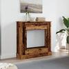 Old Wood Fireplace Surround 90x30x90 Cm Engineered Wood