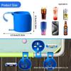 Poolside Drink & Cup Holder Rack