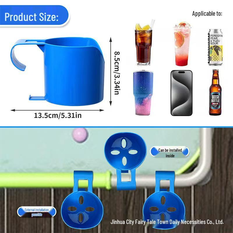 Poolside Drink & Cup Holder Rack