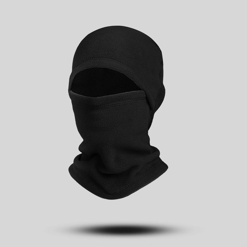 Autumn and winter cycling mask windproof and warm integrated headgear fleece fleece fleece cap multi-functional sports warm headgear