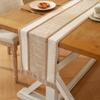Boho Table Runner Color Block Table Runner with Tassels Farmhouse Table Runner for Kitchen Dining Table Dresser Home Decor